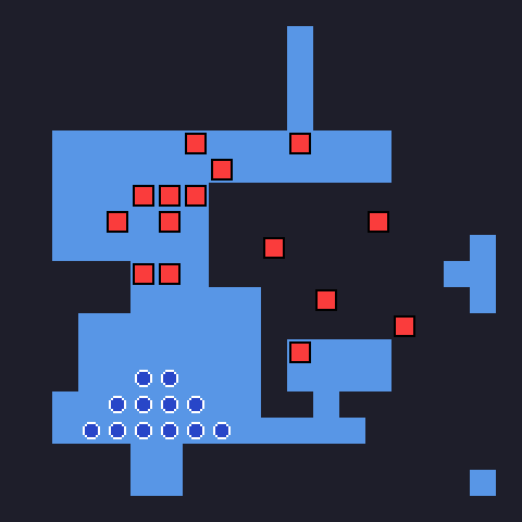 Battle 14, the Uranbatol harbour: a small map with a single region.